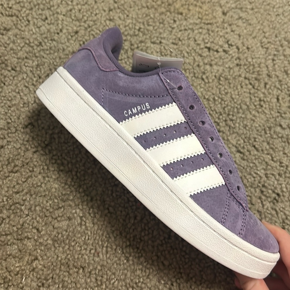 Adidas Campus 00’s!!! Grey/ purple ish color. NWT, size women’s 6, from stock X